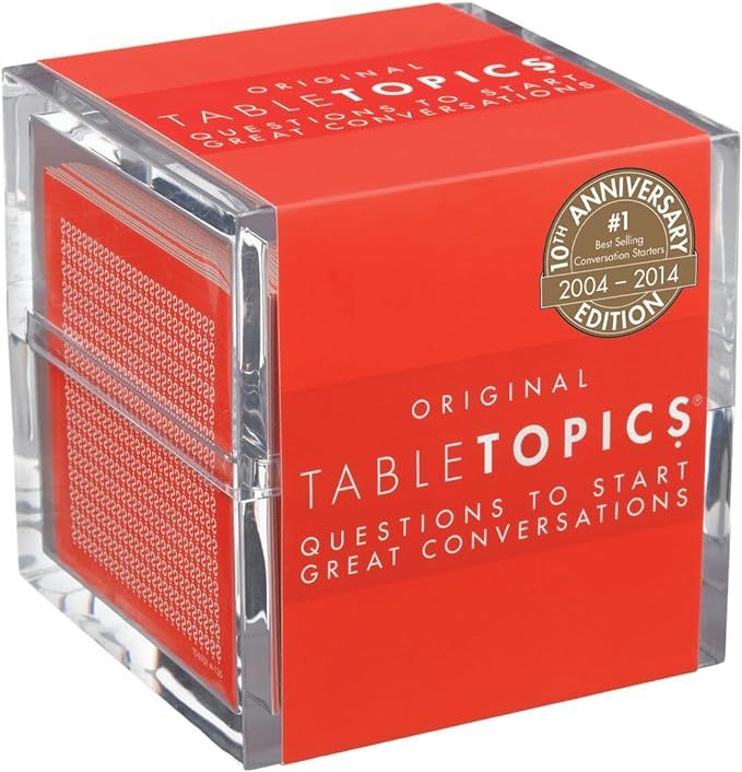 TableTopics Original - 10th Anniversary Edition: Questions to Start Great Conversations, The Best... | Amazon (US)