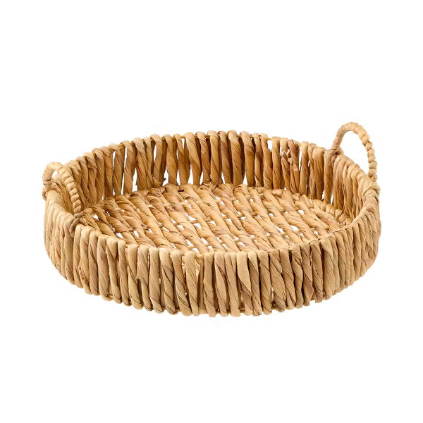 The Container Store Kaia Water Hyacinth Tray | The Container Store