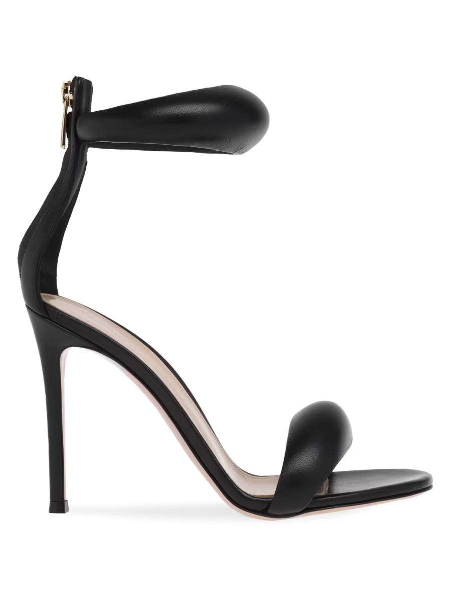 Gianvito Rossi Bijoux Nappa Leather Sandals | Saks Fifth Avenue | Saks Fifth Avenue