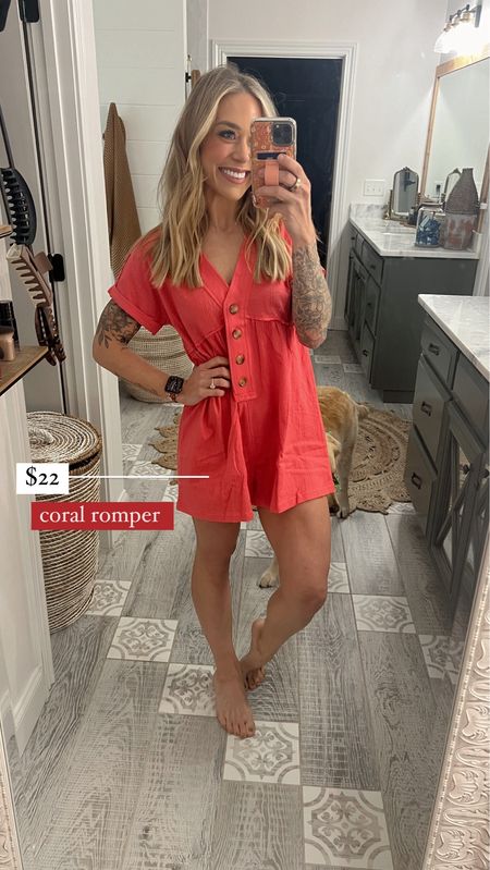 One of my FAVE warm weather rompers is half off today at Pink Lily🌿👏🏼 $22! In the S here🫶🏼

Casual / romper / spring break / resort wear / comfy / cute / Holley Gabrielle 

#LTKSeasonal #LTKfindsunder50 #LTKsalealert