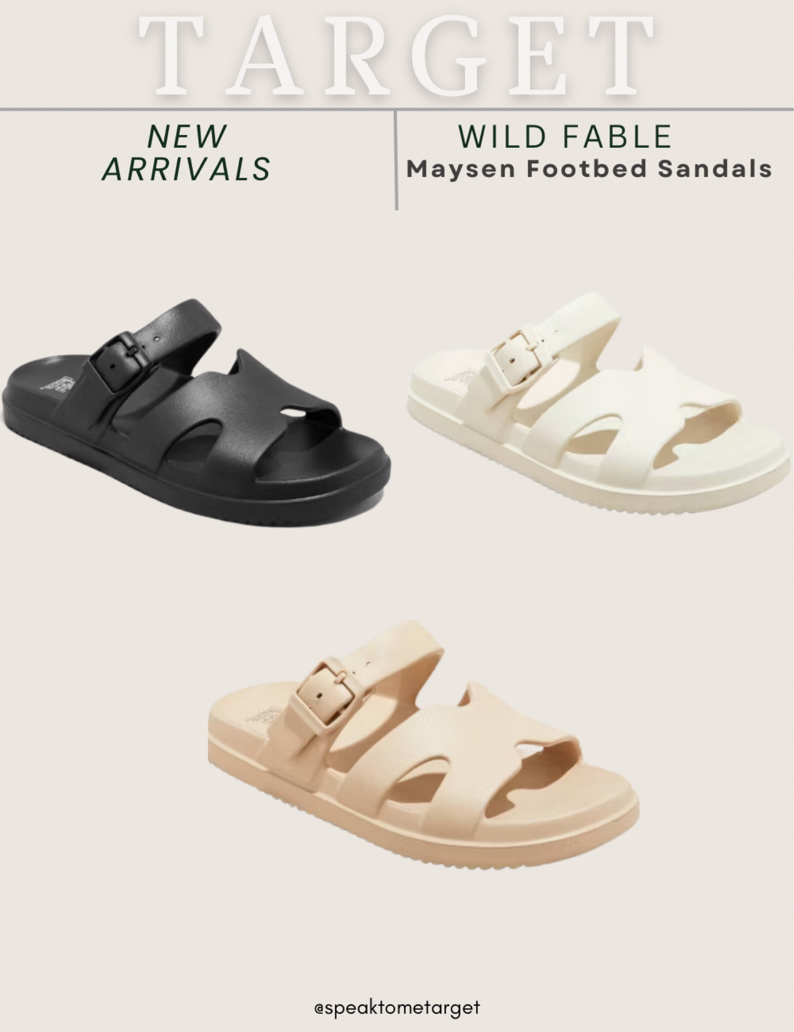 New at Target! Wild Fable maysen footed sandal

#LTKStyleTip #LTKFindsUnder50 #LTKShoeCrush