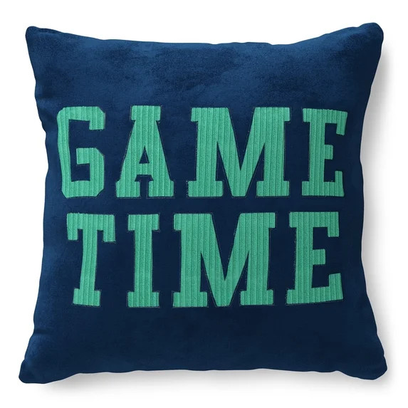 Mainstays Kids Game Time Throw Pillow, 16" x 16" | Walmart (US)