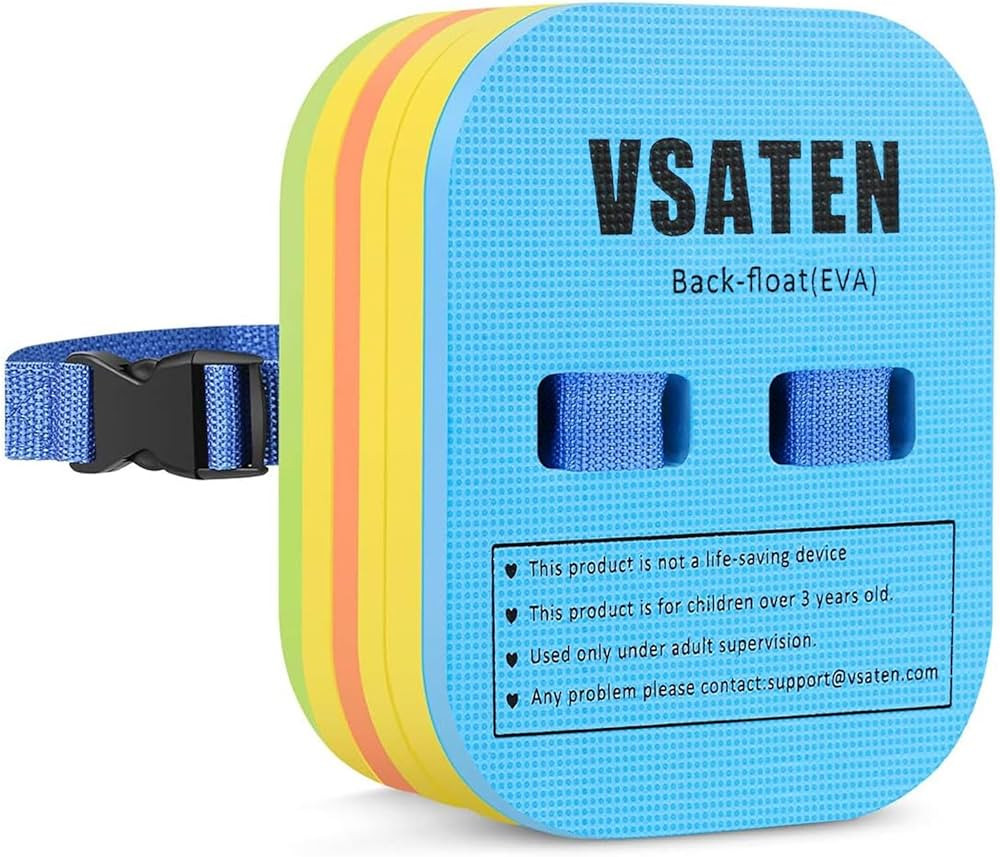 VSATEN Back Float, Swim Belt Bubble Adjustable Layers Thicken Split Foam Learning Safety Training... | Amazon (US)