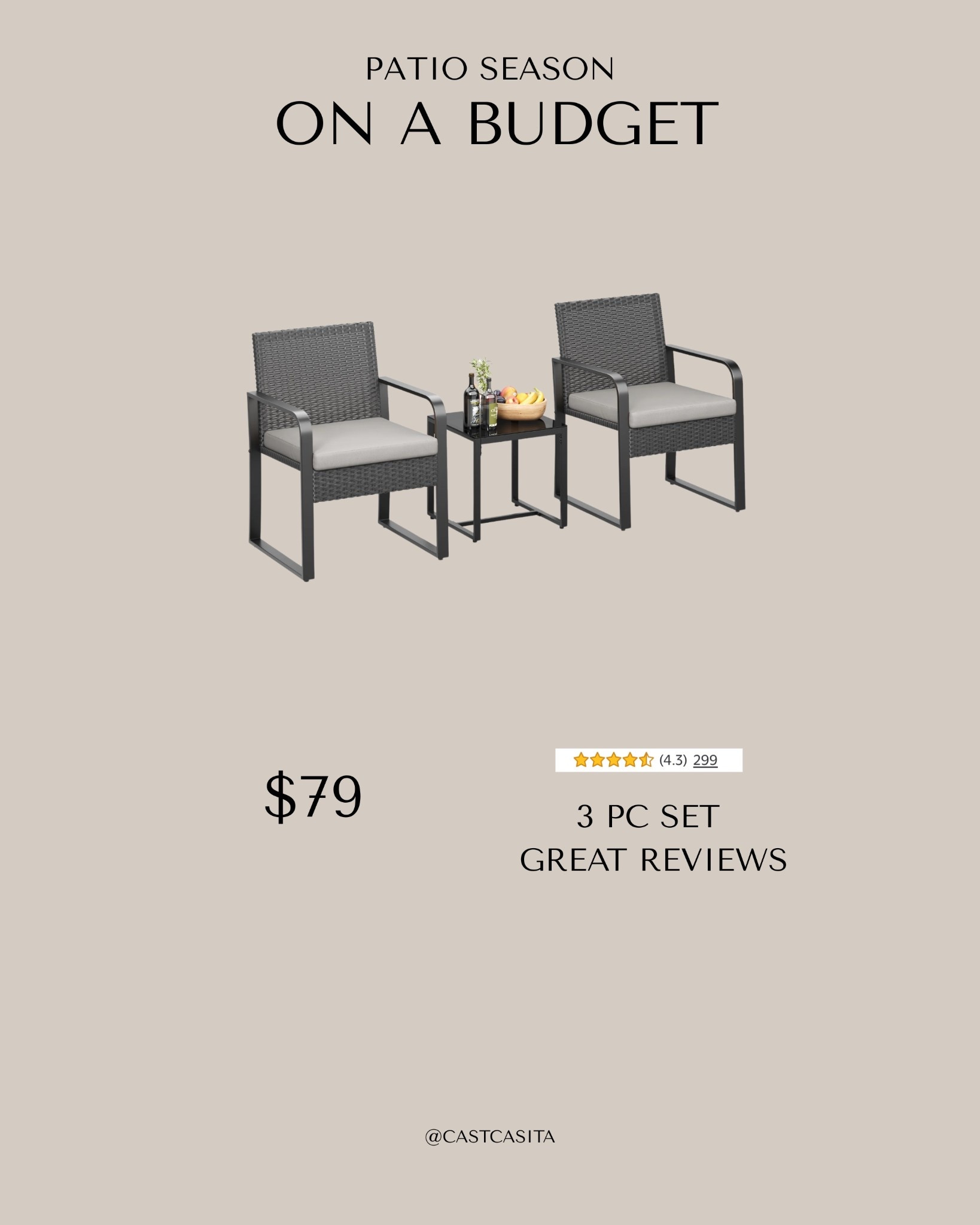 Affordable and great reviews! Patio season 

#LTKSeasonal #LTKSaleAlert #LTKHome