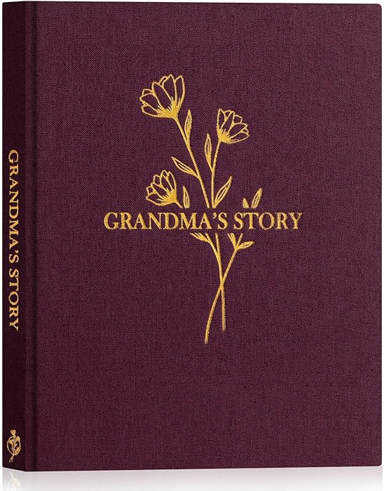 Lanpn Grandma Life Story Book Journal with 260+ Prompts, Linen Hardcover Grandmother Guided Journ... | Amazon (US)