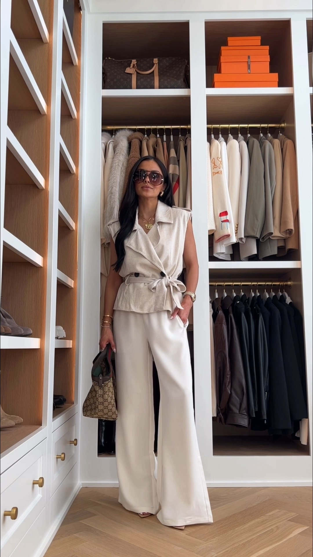 Summer work outfit / chic summer outfit that goes from day to night
Zara linen vest
Amazon crepe pants that fit better than Aritzia

#LTKOver40 #LTKWorkwear #LTKootd