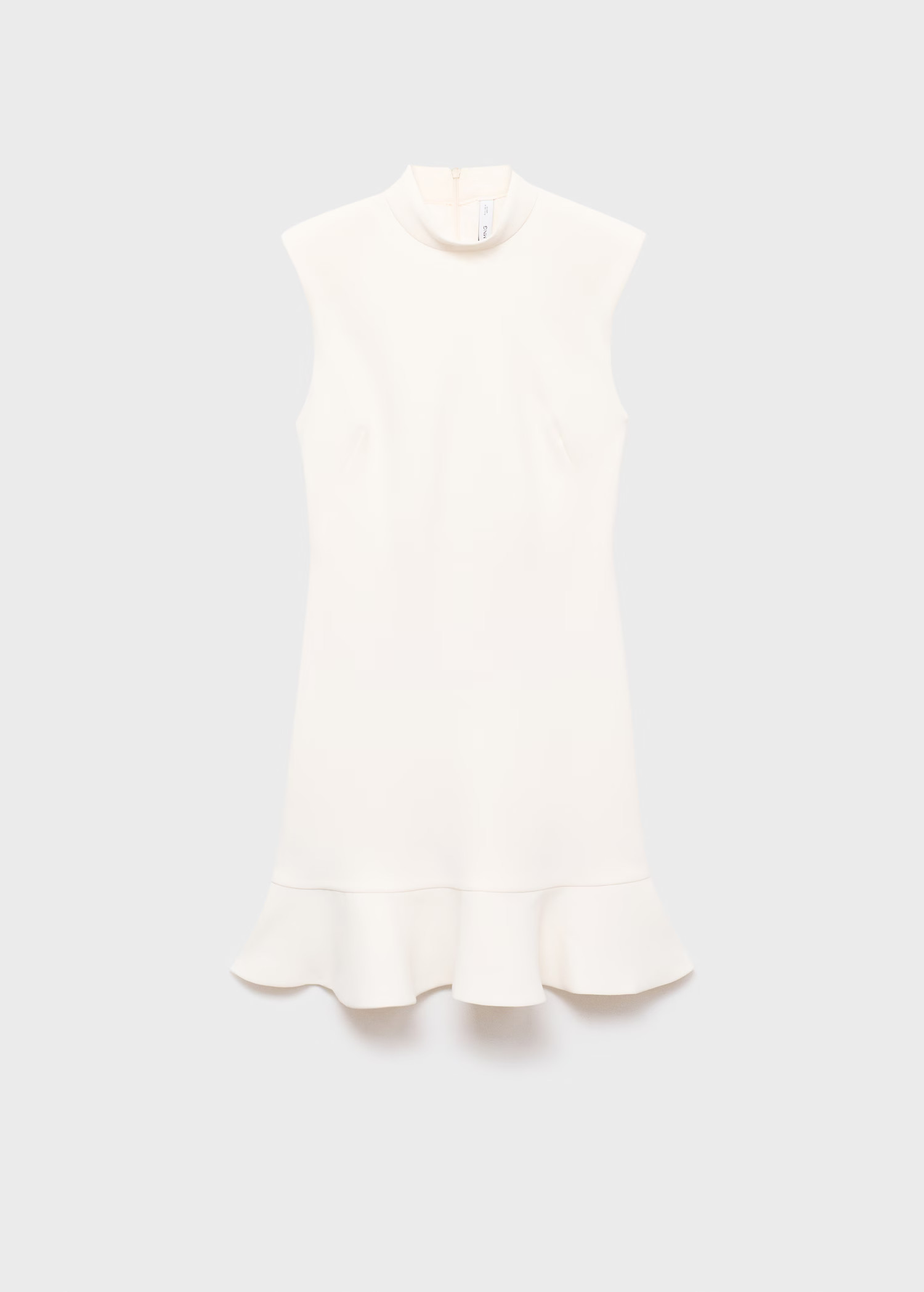 Robe à volants et col cheminée - Femme | MANGO France métropolitaine | Mango EU