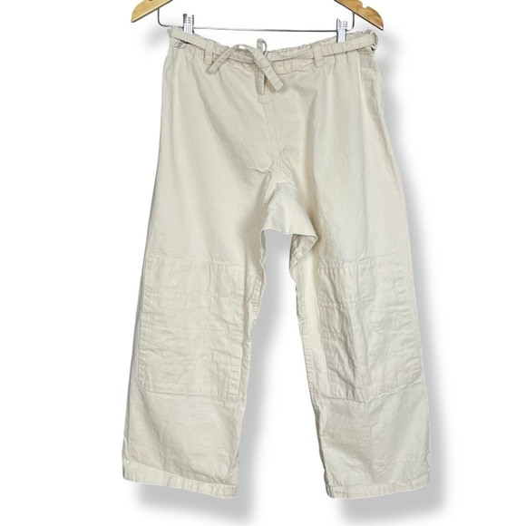 Judo Pants Tie Waist Off-White Size 3/170 Reinforced Knees Martial Arts | Poshmark