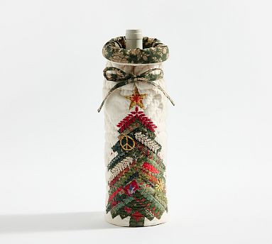 Winter Dreams Tree Wine Bag | Pottery Barn (US)