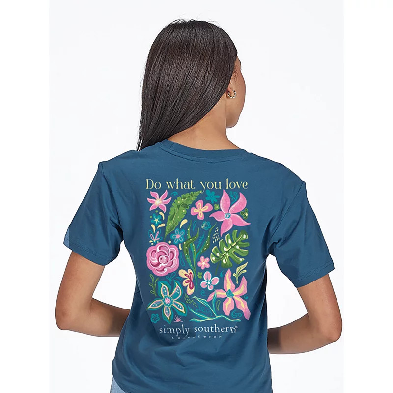 Simply Southern Women's Love Short Sleeve T-shirt | Academy Sports + Outdoors