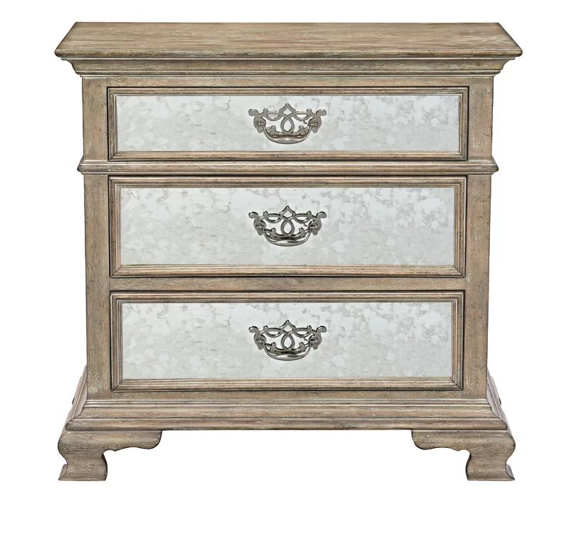 Campania Mirrored 3 Drawer Bachelor's Chest | Wayfair North America