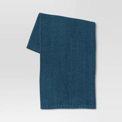 Striped Chenille Knit Throw Blanket - Threshold™ | Target