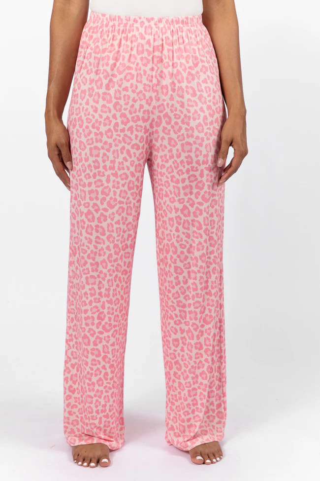 Sweet Dreams Pink Leopard Pajama Pants FINAL SALE | Pink Lily