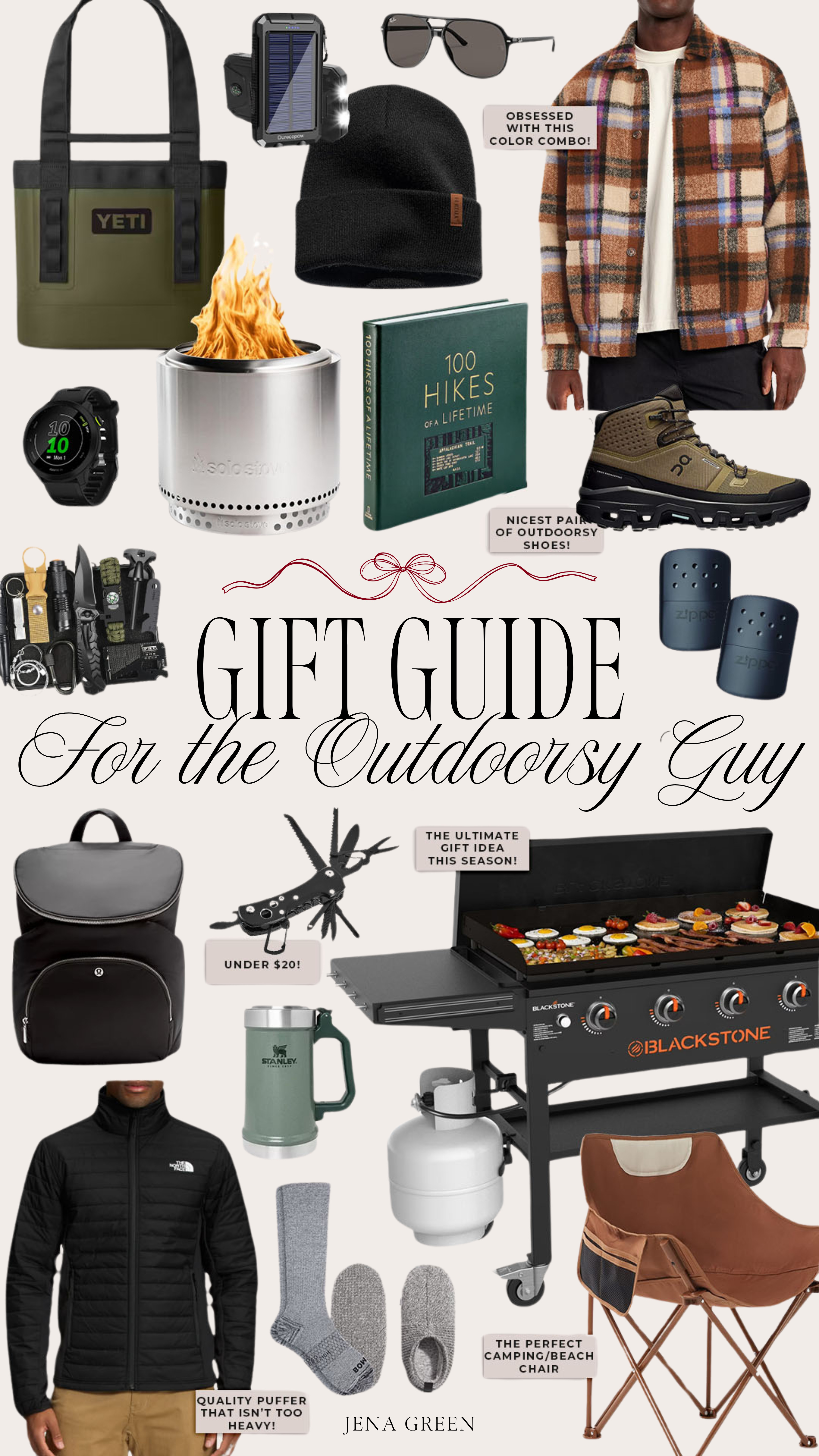 Gift Guide for the Outdoors Guy | Outdoors Guy Gift Guide | Hiking Gift Guide | Gift Guide for the Hiker 

 #LTKGiftGuide #LTKActive #LTKMens