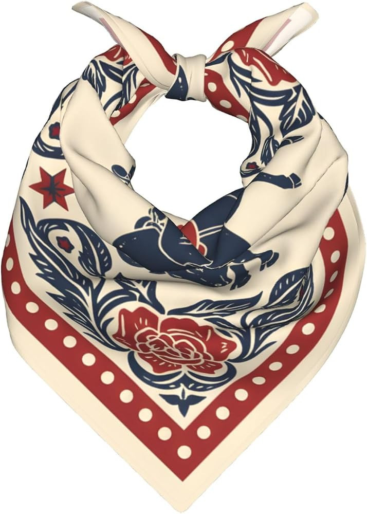 Bandana 22x22 Inch Head Scarf Neck Wrap Headband for Women Cycling Outdoor | Amazon (US)