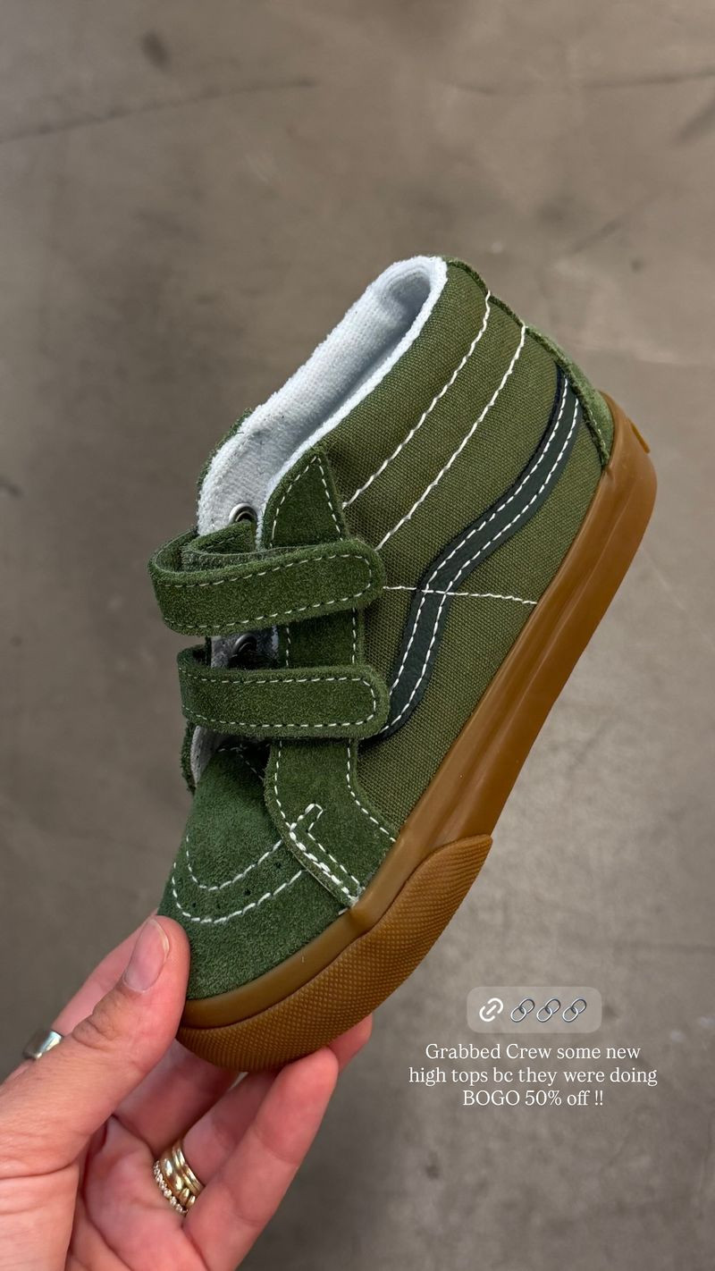 Green High Top Vans 

 #LTKmomlife #LTKBaby #LTKKids