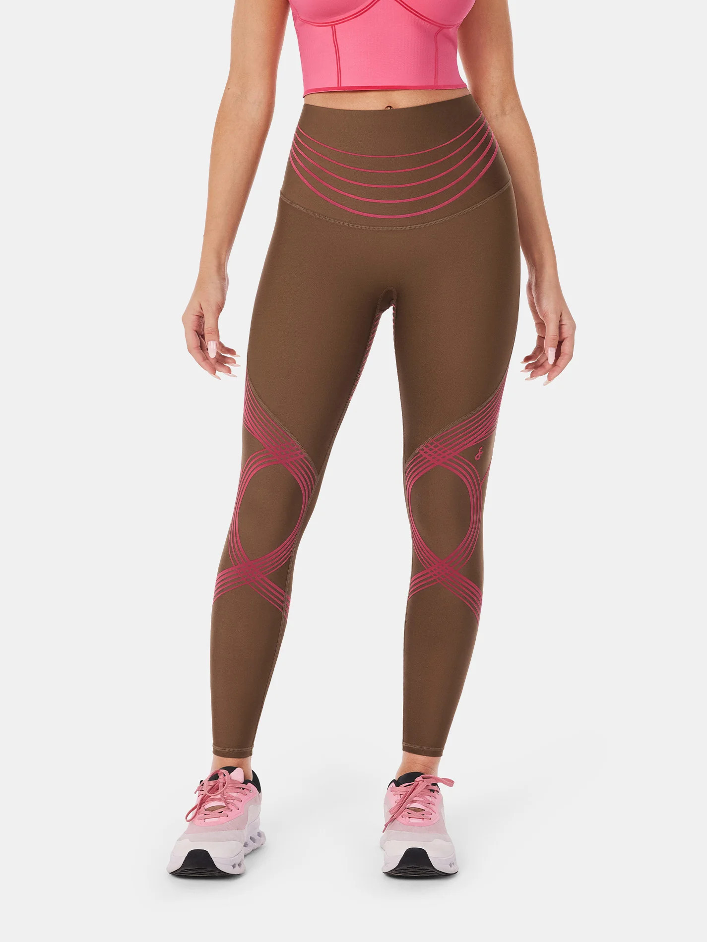 Body Sculpt Leggings 2.0 (Reversible Wear) - Toffee/Rosebud / 4XL | Fanka INT