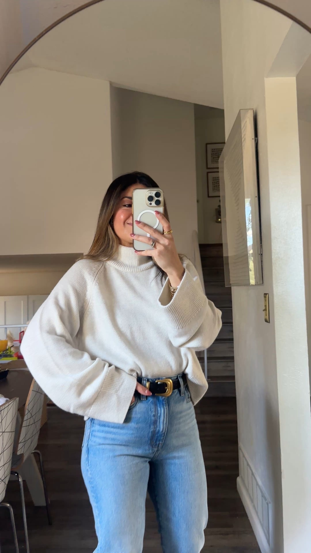 The cutest turtle neck sweater via Quince! Truly a must-have
Jeans size 24
Sweater size xs

#LTKSeasonal #LTKFindsUnder100 #LTKPetite