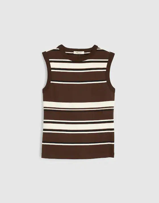 The '90s Shell Tank in Compact Cotton | Madewell