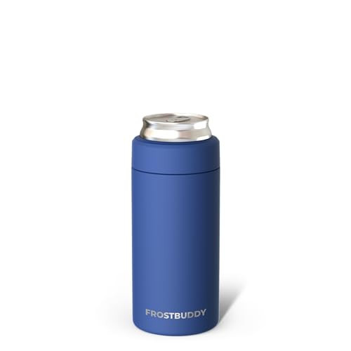 Frost Buddy Universal Mini Can Cooler – Fits 12oz Slim & 7.5oz Mini Cans – Vacuum Insulated Stainless Steel – Keeps Beverages Cold or Hot – Compact, Travel & Cup Holder Friendly | Amazon (US)