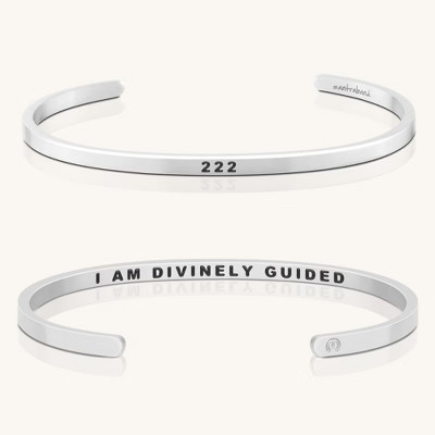 Mantra Jewelry - Angel Number Bracelet: 11:11, 222 bracelet Silver One Size | Target