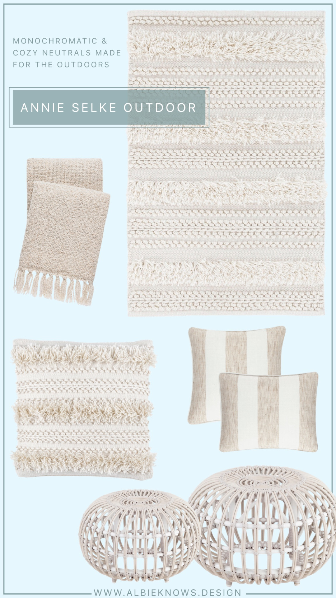 outdoor cozy corner featuring durable designs from #annieselke 🤍

#LTKhome #LTKSeasonal