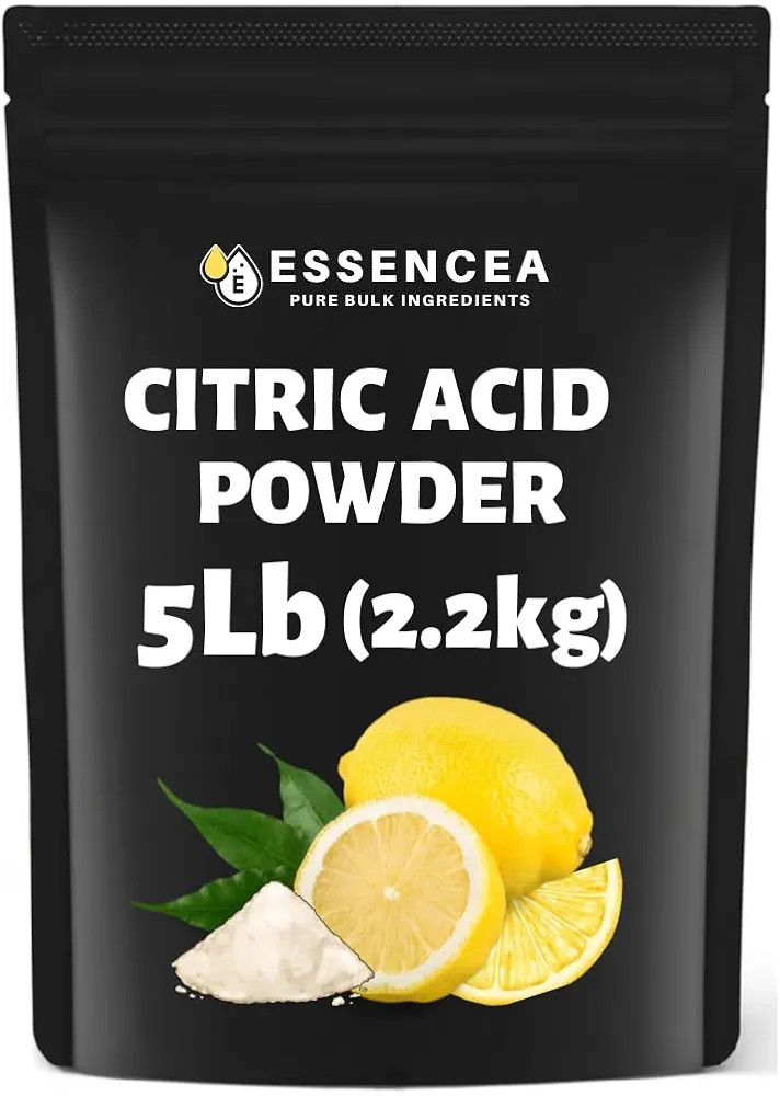 Essencea Citric Acid 5LB Pure Bulk Ingredients | Non-GMO | 100% Pure Citric Acid Powder [Packagin... | Amazon (US)