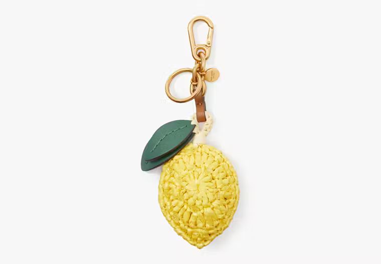 Lemon Drop Beaded Crochet Key Fob | Kate Spade (US)