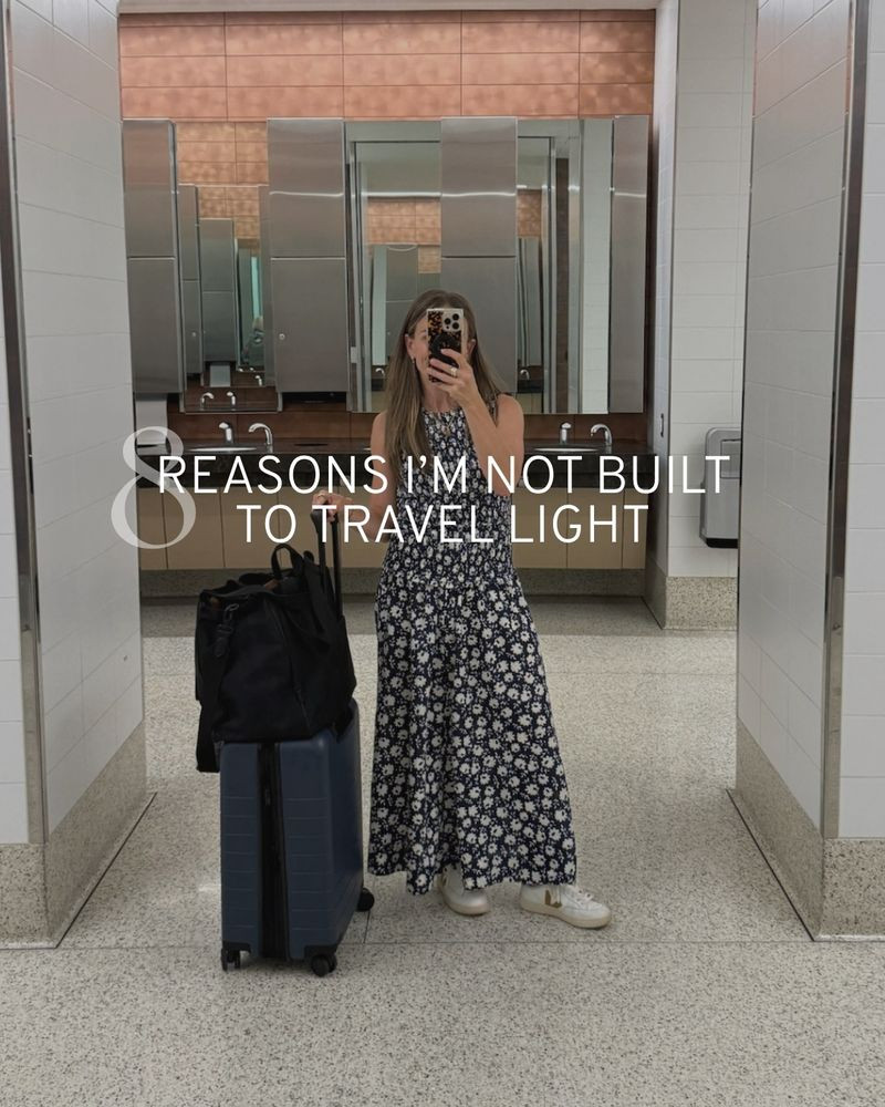 Definitely not a light packer. 

 #LTKmomlife #LTKmorningroutine #LTKselfcare
