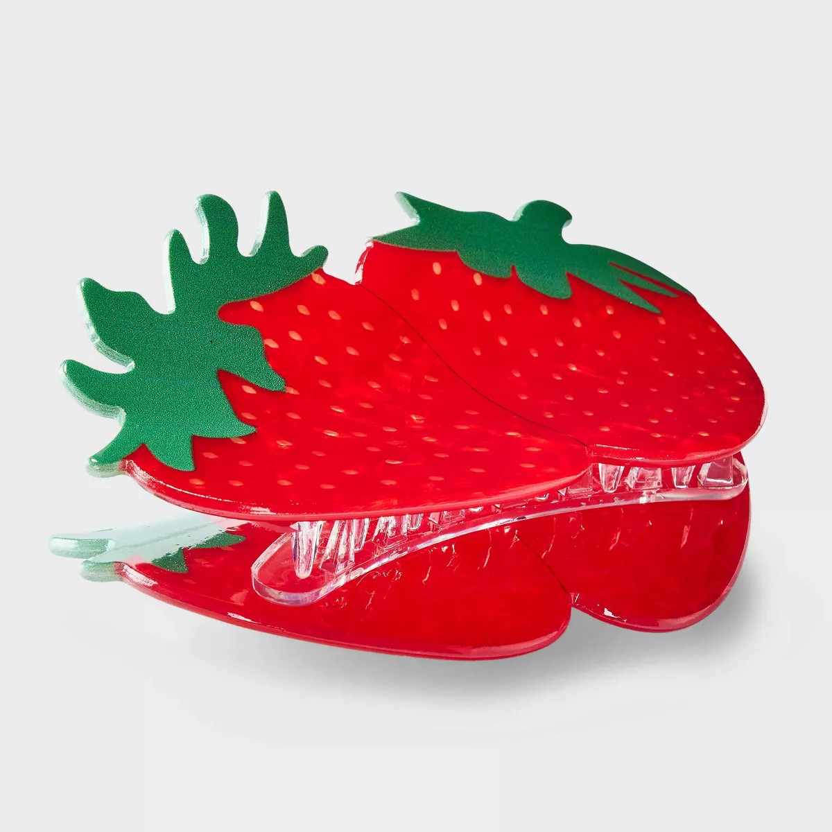 Double Strawberries Claw Hair Clip - A New Day™ Red | Target