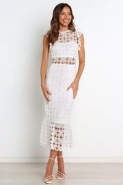 Lauren Dress - White Dress- Graduation Dress- Bride To Be | Petal & Pup (AU)