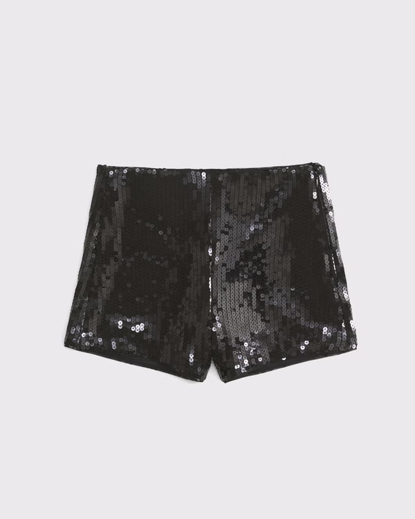Women's Stretch Vegan Glossy Leather Micro Short | Women's Bottoms | Abercrombie.com | Abercrombie & Fitch (US)