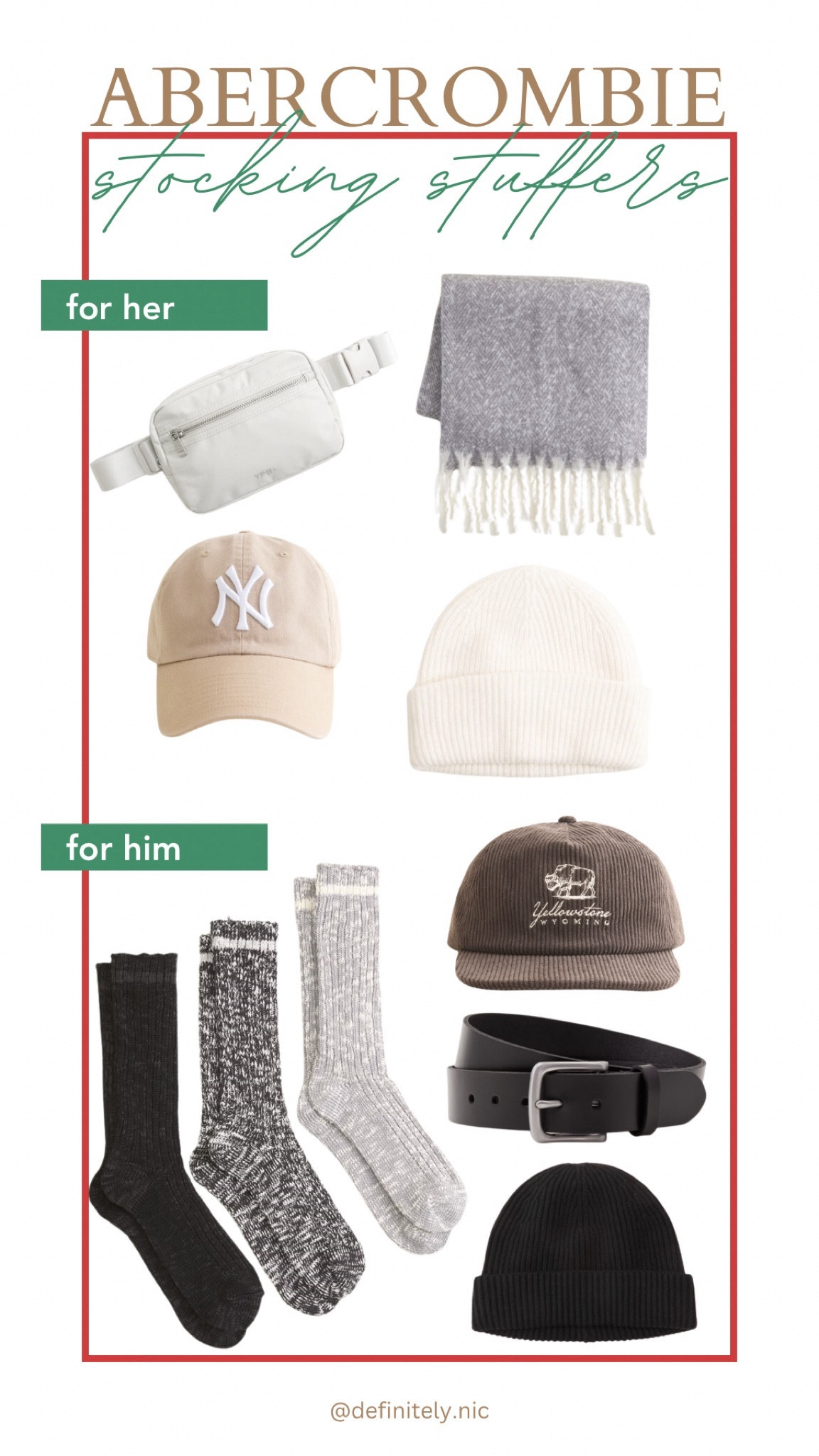 Abercrombie sticking stuffer gift guide for her +him.

Extra 15% off with code SUITEAF

#LTKGiftGuide #LTKsalealert #LTKHoliday