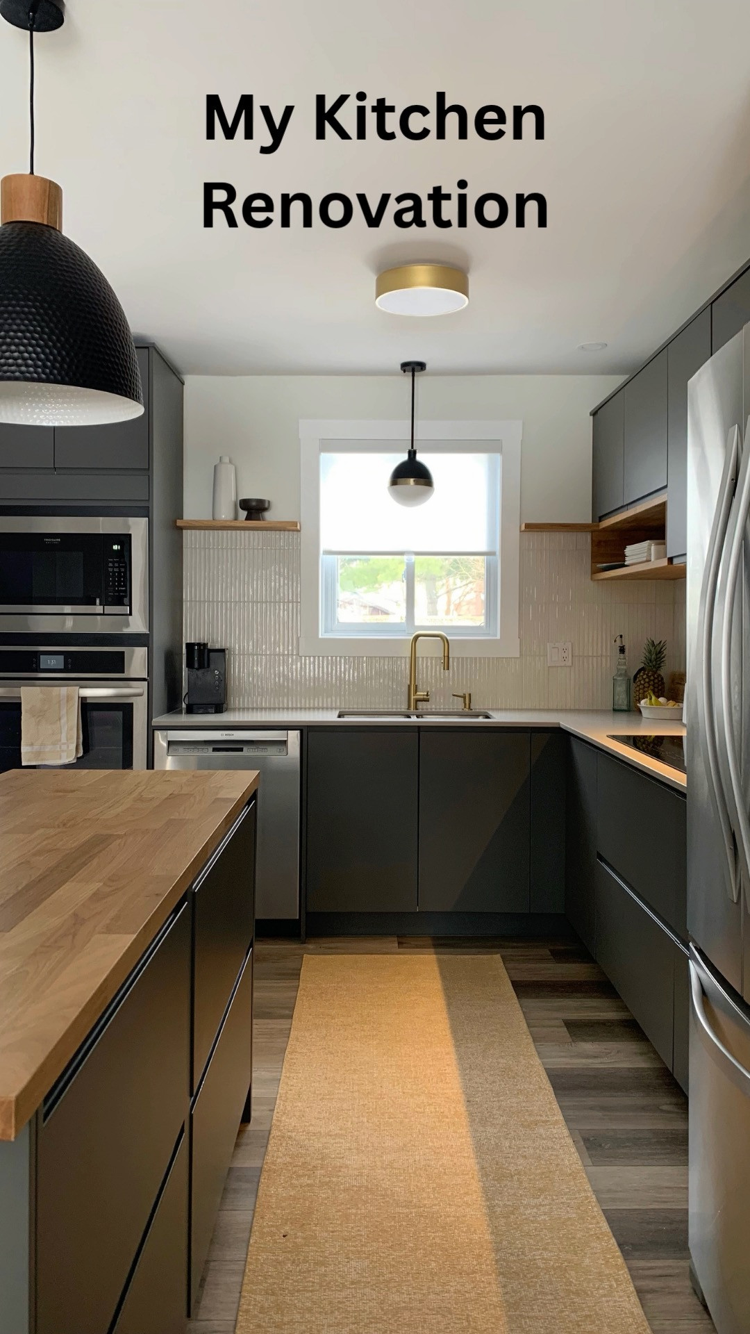 Of course there was surprises!
Duct work and wiring had to be redirected. The thermostat had to be relocated. New plugs and switches were added. A lighting plan was carefully developed. We also replaced our sliding door with a garden door to create more kitchen storage. 

 #LTKhome #LTKstyletip #LTKfamily