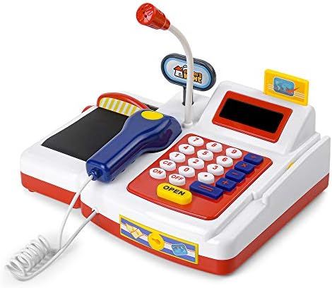 ZOVI Cash Register for Kids a Play Set of Microphone, Scanner, Calculator, Pretend Play Food Toys... | Amazon (CA)