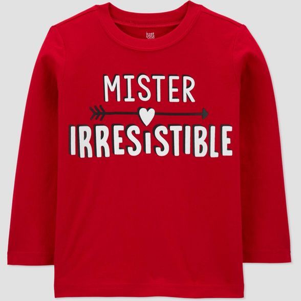 Toddler Boys' Valentine's Day 'Mr. Irresistible' T-Shirt - Just One You® made by carter's Red | Target