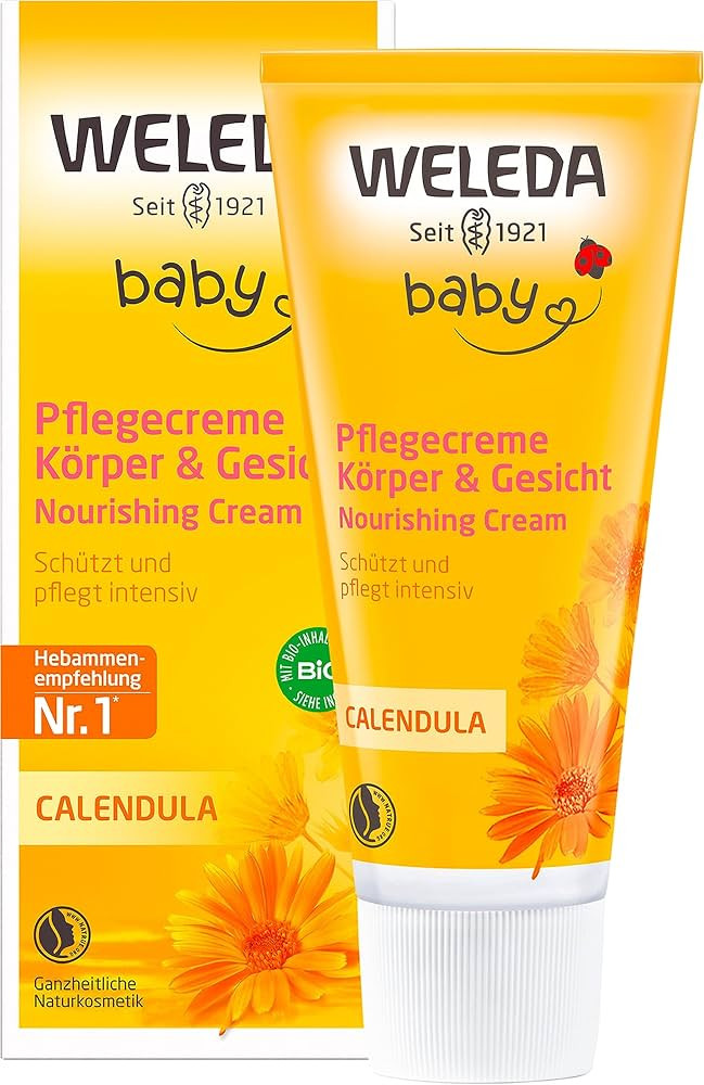 WELEDA Bio Baby Calendula Pflegecreme Körper & Gesicht 75ml - Naturkosmetik Gesichtspflege & Kö... | Amazon (DE)
