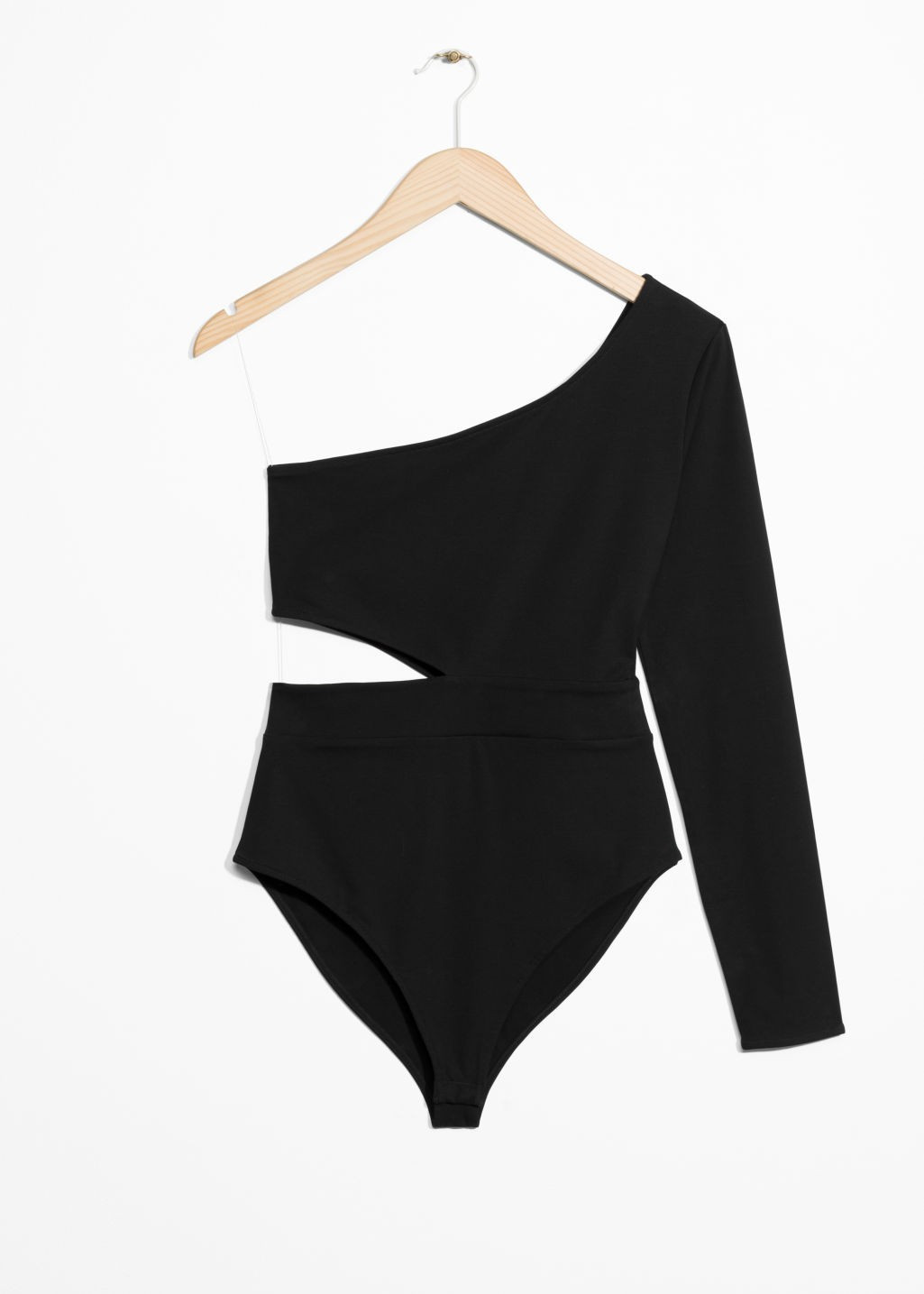 One-Shoulder Bodysuit - Black | & Other Stories (EU + UK)