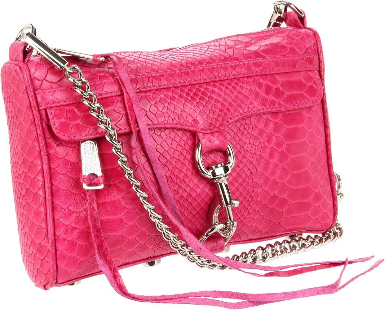 Rebecca Minkoff Mini Mac Clutch Snake Clutch | Amazon (US)