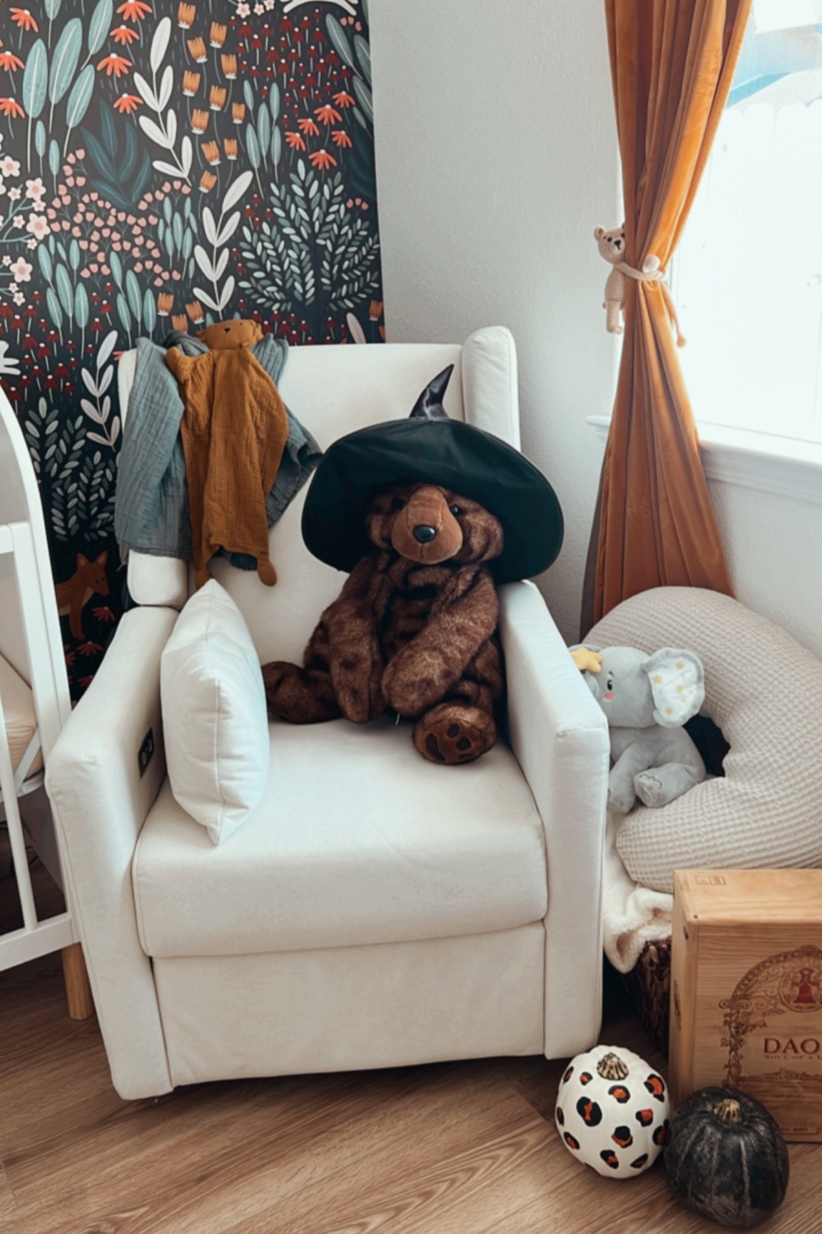 Baby’s nursery details:
💕Swivel/recliner nursery chair in performance linen
💕Velvet blackout curtains in mustard 
💕 The cutest crochet Etsy curtain pulls (come in lots of cute animal options!)
💕Boppy feeding pillow with waffle knit cover
💕Contemporary crib in white


#LTKbaby #LTKhome #LTKfamily
