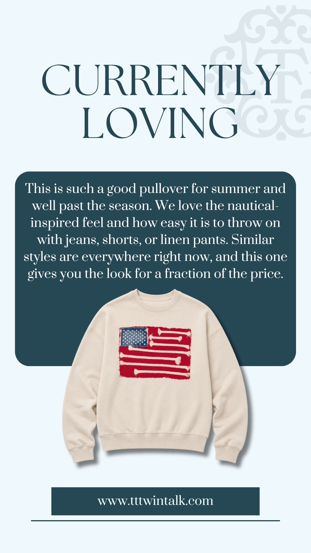 This is such a good pullover for summer and well past the season. We love the nautical-inspired feel and how easy it is to throw on with jeans, shorts, or linen pants. Similar styles are everywhere right now, and this one gives you the look for a fraction of the price.

#LTKootd #LTKgrwm #LTKdayinmylife
