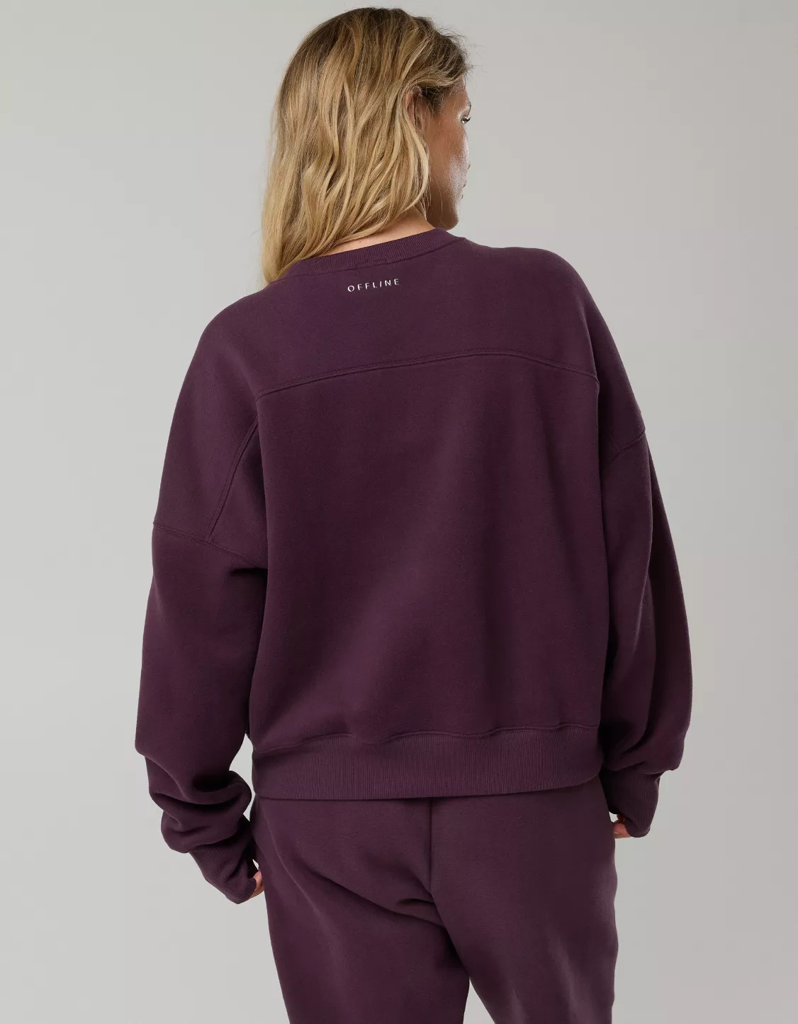 OFFLINE By Aerie Cloud Fleece Classic Crewneck | Aerie