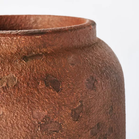 11" x 8" Rustic Vase Brown - Threshold™ designed with Studio McGee | Target