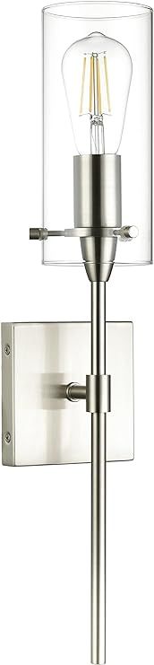 Linea di Liara Effimero Brushed Nickel Modern Wall Sconce Wall Lighting Bathroom Light Fixtures F... | Amazon (US)