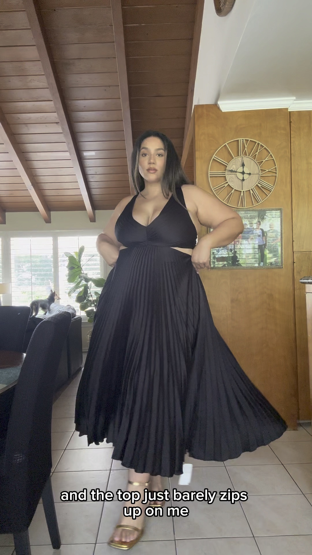 Sale starts today! Save %20 exclusively via the LTK app using code AFTLK . I love the flow of this dress - the black is sold out in my size but it comes in so many colors! No stretch. If you’re any bigger than 44” under the bust, this may not zip on you. Oh yeah, and I’m not wearing a bra with it which is the BEST type of dress 
I’m wearing XXL tall, and I typically wear 20-22 in dresses. My full measurements are on my LTK main profile header. 

Wedding guest dress 
Spring dress
Easter dress


#LTKsalealert #LTKwedding #LTKSpringSale