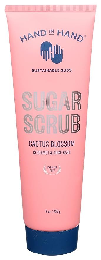 Amazon.com: Hand in Hand Sugar Scrub, Gentle Exfoliation For All Skin Types, 9 Ounce, Sweet Mint ... | Amazon (US)
