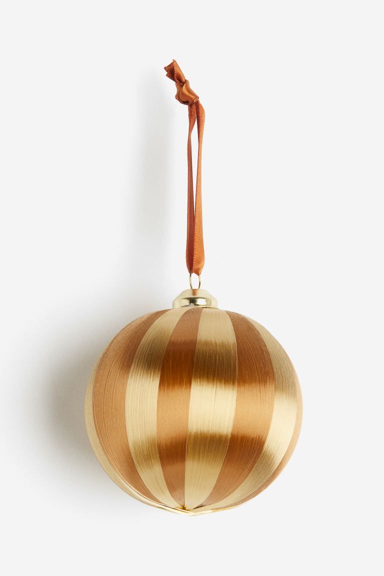 Satin-thread Ornament - Gold-colored/striped - Home All | H&M US | H&M (US + CA)