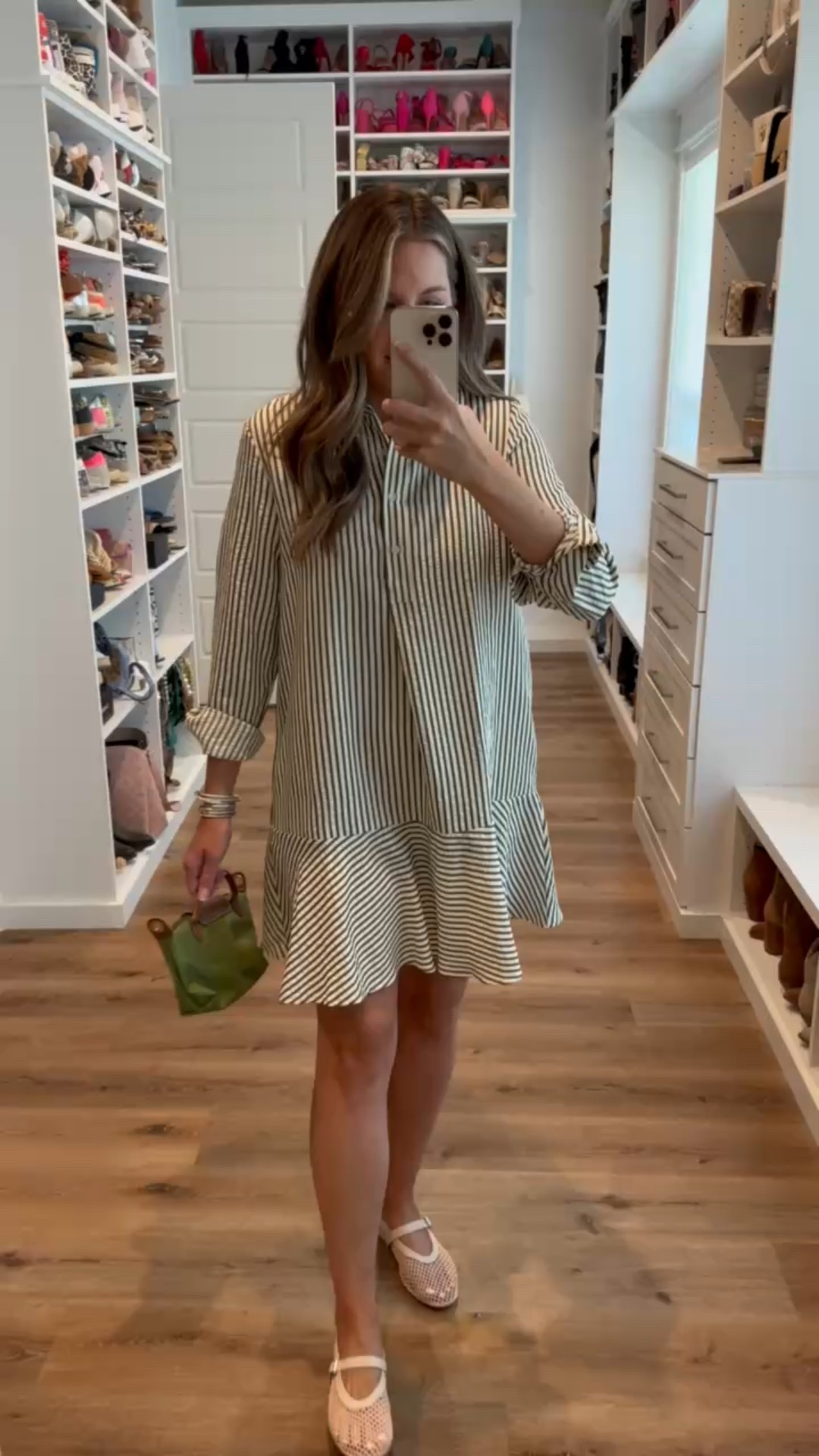 Chic, classic, and budget-friendly. These designer-inspired Amazon finds are the perfect fall dresses and outfits to keep your style elevated without the splurge.  In a medium long sleeve button down shirt dress, mesh flats, bag and accessories - fits tts. shop dandy, tuckernuck, anthropologie, maxi dress, fall dress, fall outfit

#LTKFindsUnder50 #LTKStyleTip #LTKSeasonal