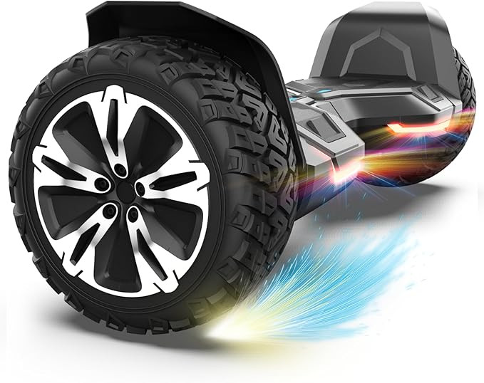 Gyroor Warrior 8.5 inch All Terrain Off Road Scooter with Bluetooth Speakers and LED Lights, UL22... | Amazon (US)