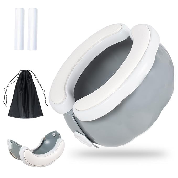 Portable Potty for Toddler Travel, Foldable Travel Potty, Kids Toilet with 20 Disposable Baggies,... | Amazon (US)
